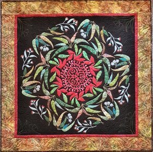 Australian Flora Mandala Waratah Gum pattern