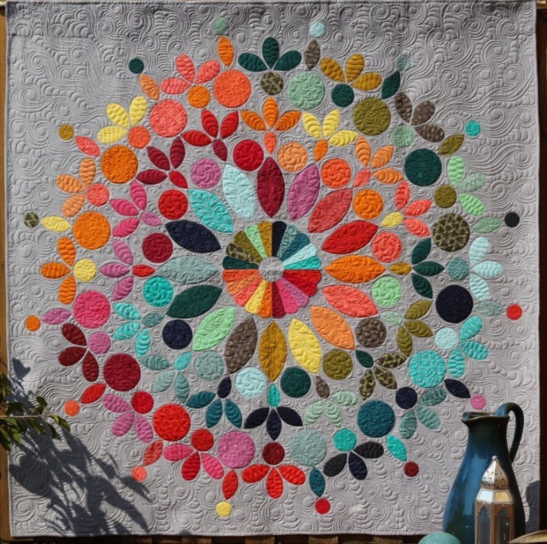 Modern Mandala Quilt Pattern