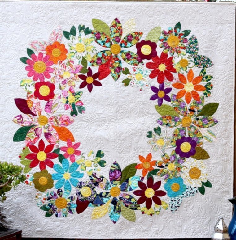 Flowering Wreath Quilt Pattern