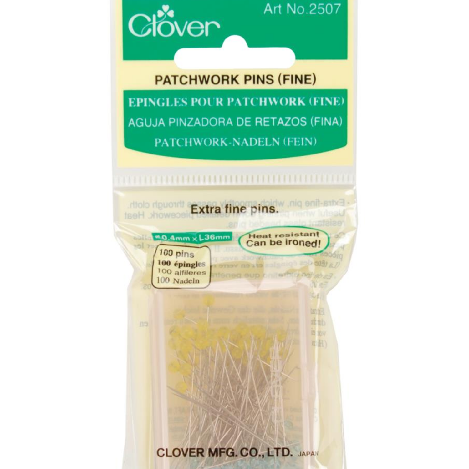 Clover Patchwork Pins Fine CV2507