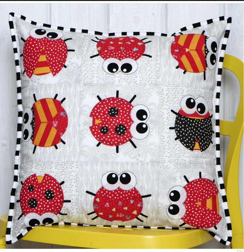 Bug It Cushion Pattern