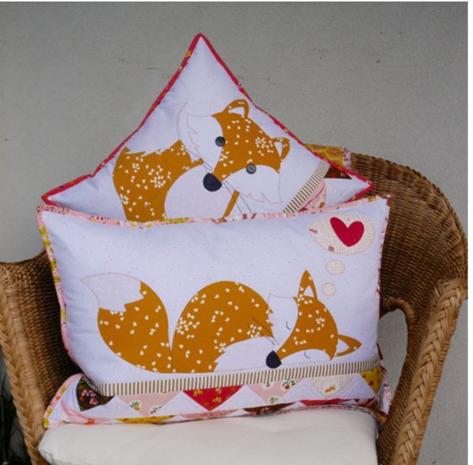 Foxies Cushion Pattern