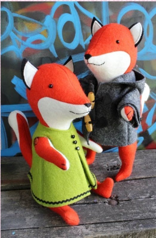 Ginger & Blue Pattern