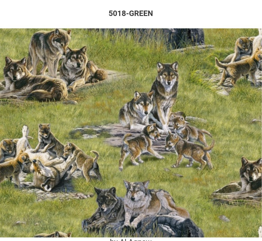 ES5018 - Wolves with pups