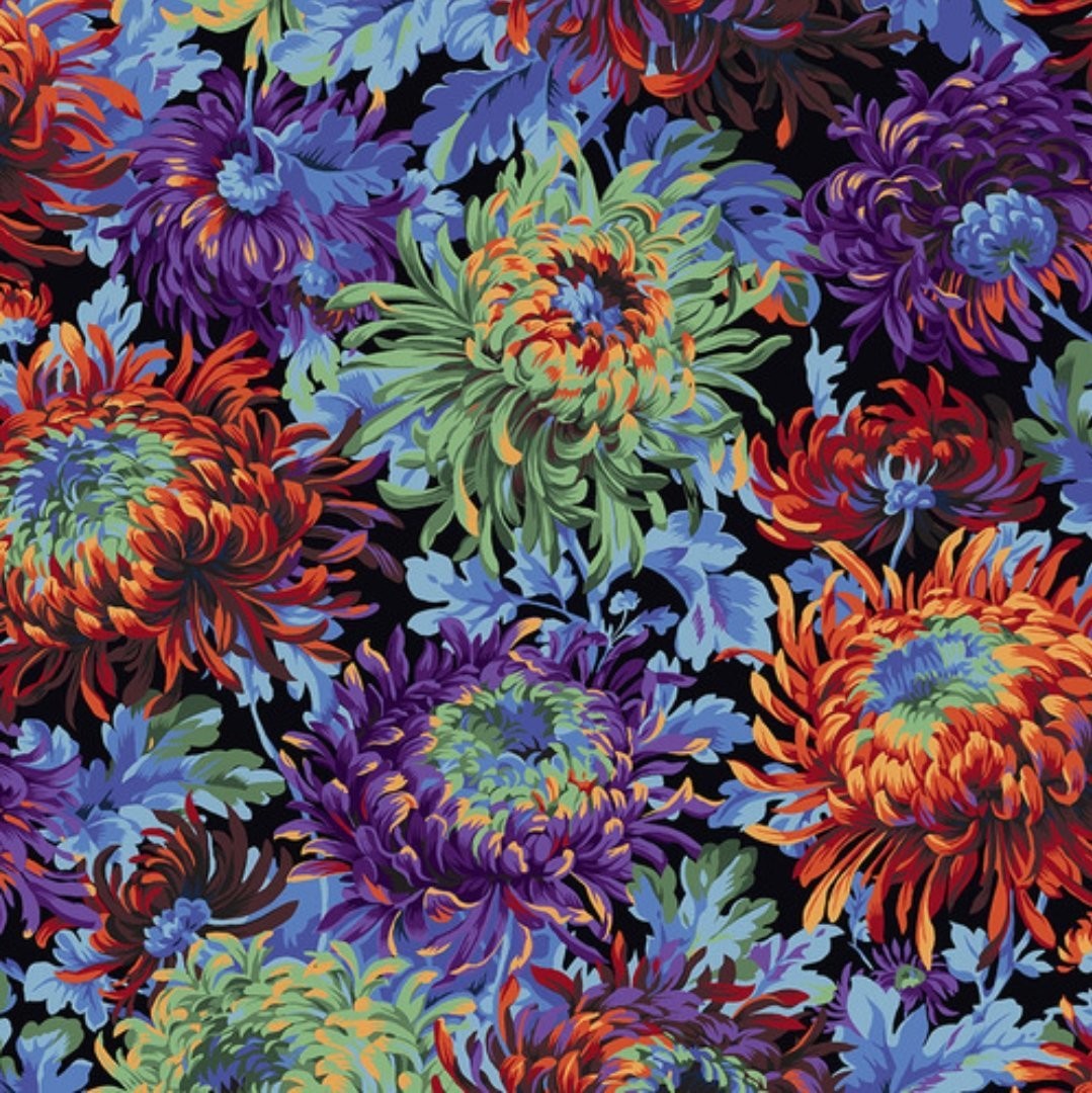 Kaffe Collective Classics Shaggy Chrysanthemum Black