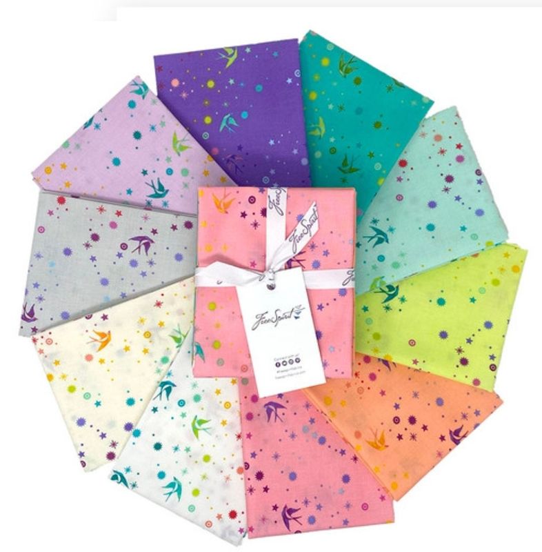 Tula Pink True Colors Fairy Dust 10pc Fat Quarter Pack