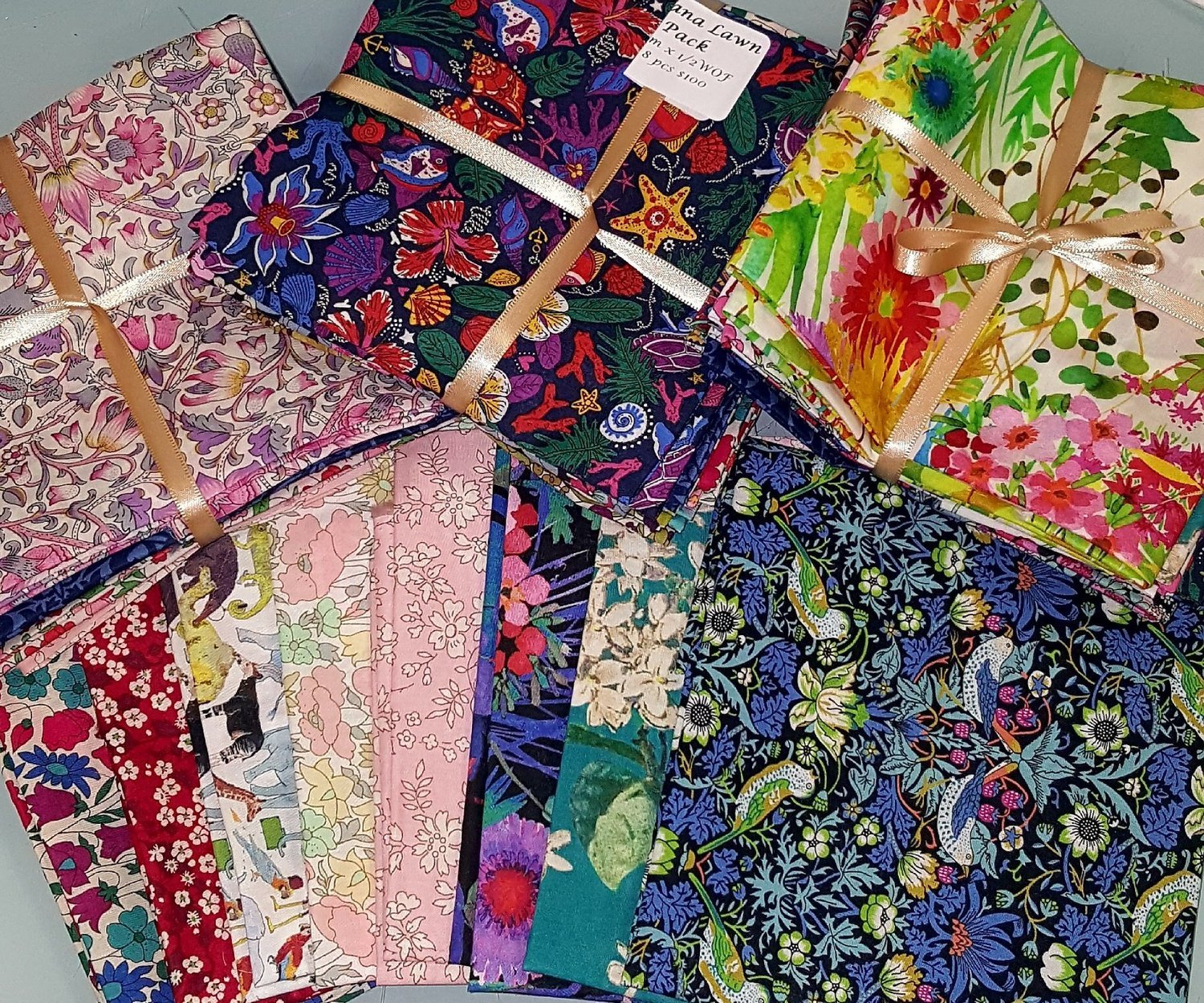 Liberty Tana Lawn 8 pc Fat Quarter Pack Liberty Tana Lawn 8 pc Fat Quarter Pack