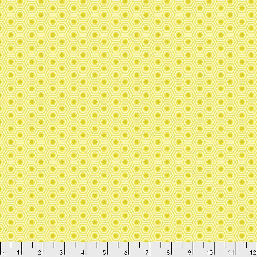 Tula Pink True Colors Hexie PWTP151.SUNSHINE