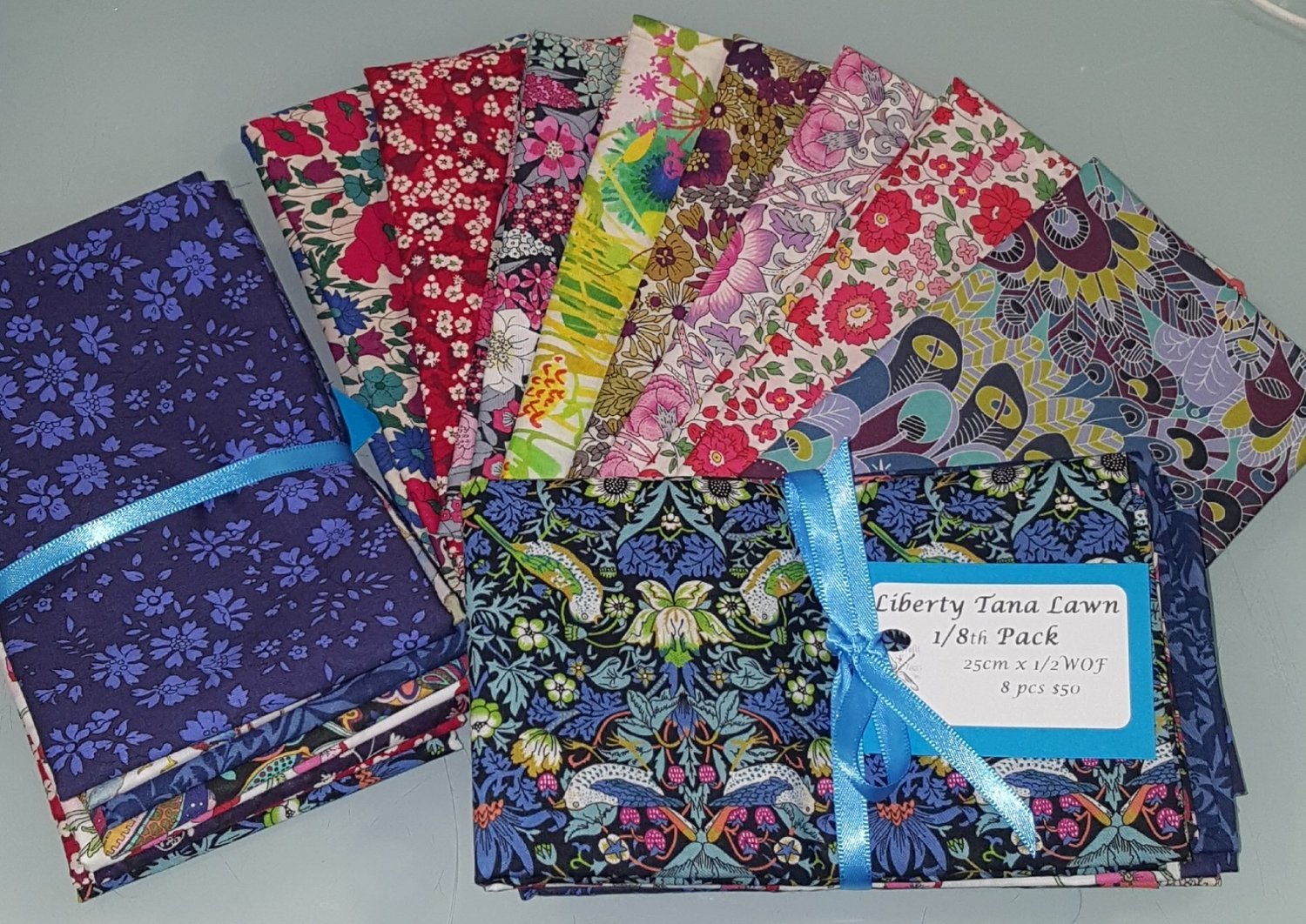Liberty Tana Lawn 8 pc Fat Eighth Pack