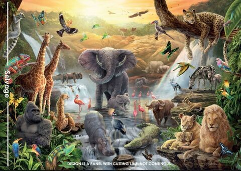 Carlie Edwards Africa Panel DV6046 196cm × 234cm