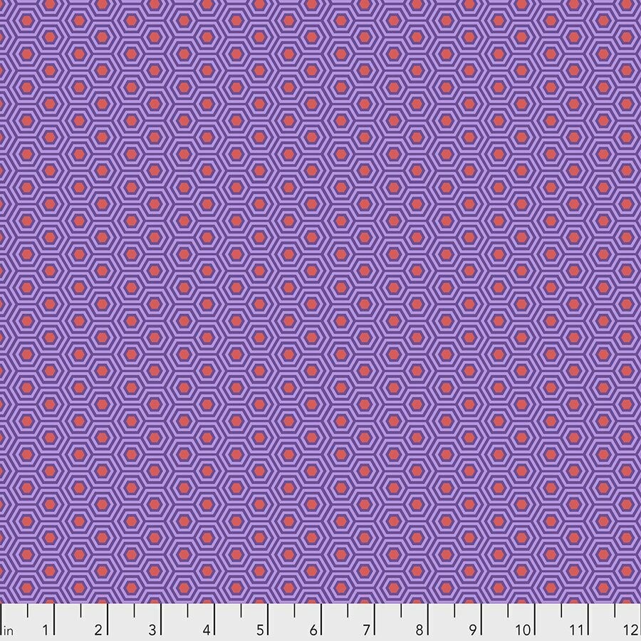 Tula Pink True Colors Hexie PWTP151.FIREFISH