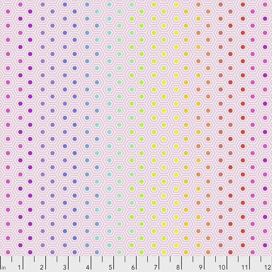 Tula Pink True Colors Hexie PWTP151.SHELL