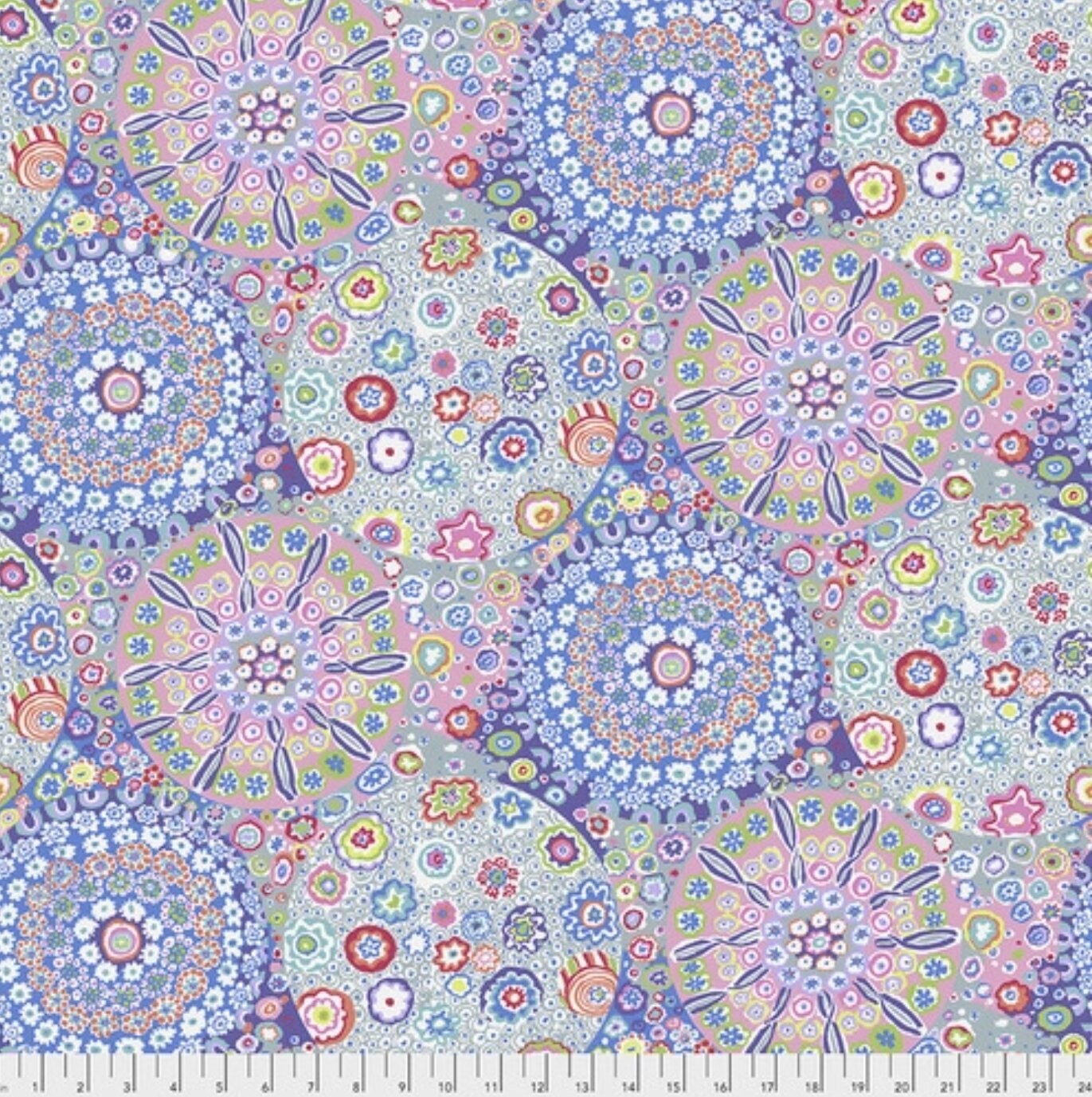 Kaffe Fassett Collective Wide Backing Millefiore QBGP006 .PASTEL
