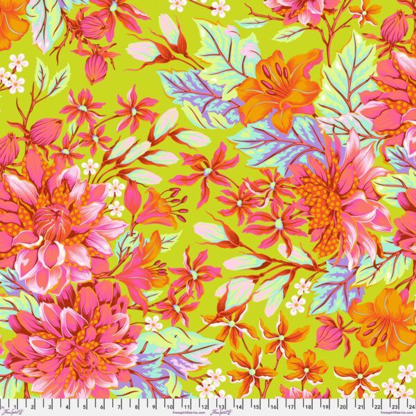 Tula Pink Untamed Hello Dahlia 108 Tula Pink Untamed Hello Dahlia 108" Wide Backing QBTP017 Lunar