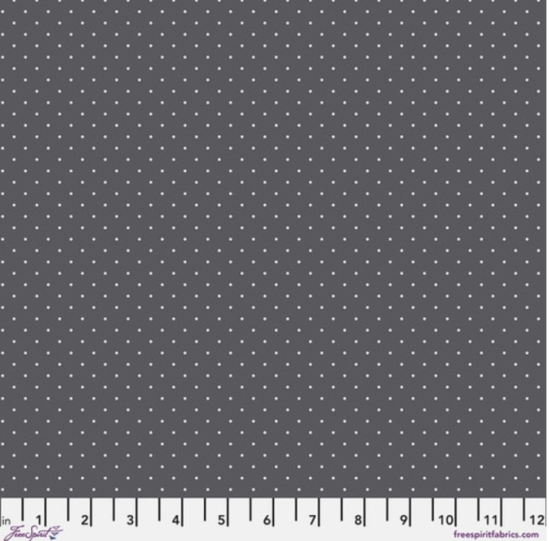 Tula Pink Graywork Tiny Dots PWTP185.CARBON