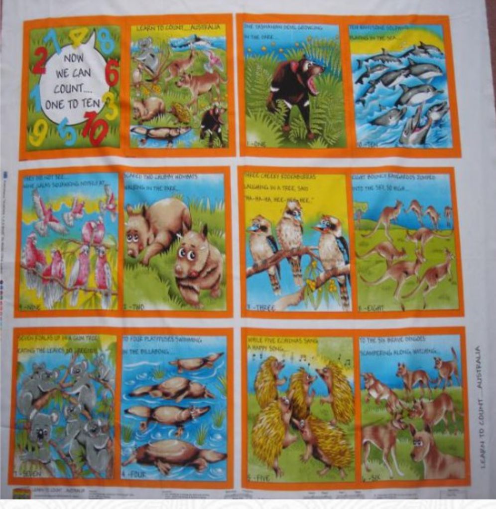 Australia 1, 2, 3 Book Panel
