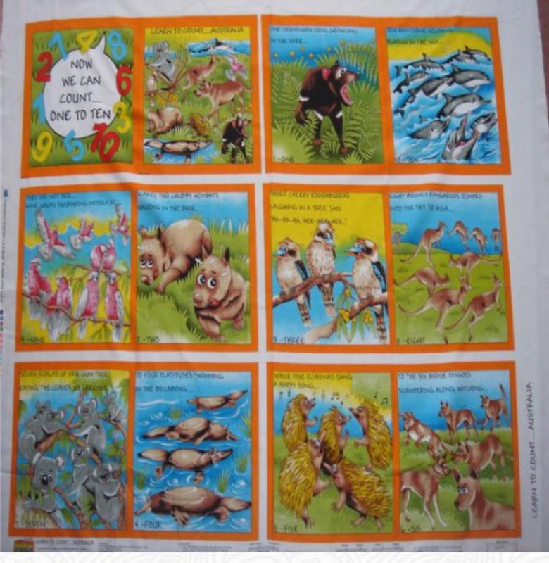 Australia 1, 2, 3 Book Panel