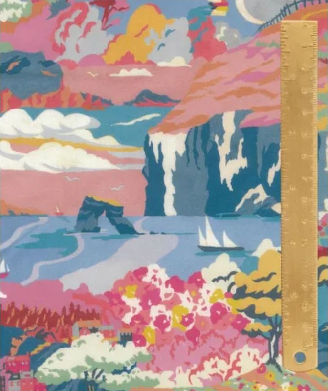 Liberty Tana Lawn Coastal Landscape A