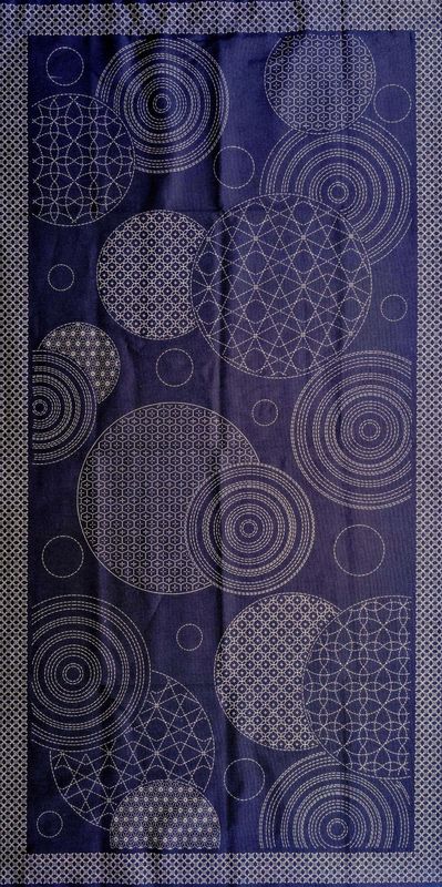 Sashiko Panel HM-58 Circle Sampler