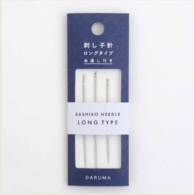 Daruma Long Sashiko Needles 3 Assorted KI-8863