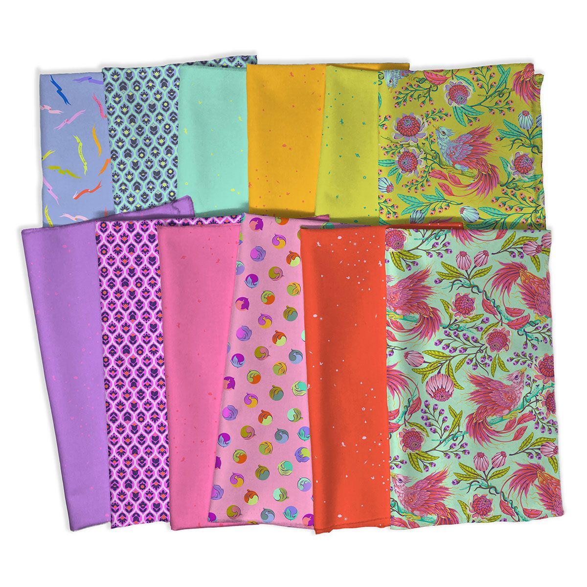 Tula Pink Legendary Lawn Fat Eighth  - 12 pcs