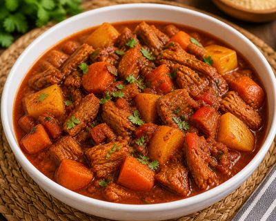 Carne vegetal guisada