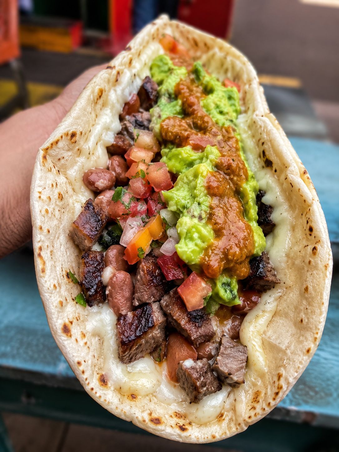 Quesataco mexicano plantilla de 12”