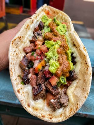 Quesataco mexicano plantilla de 12”