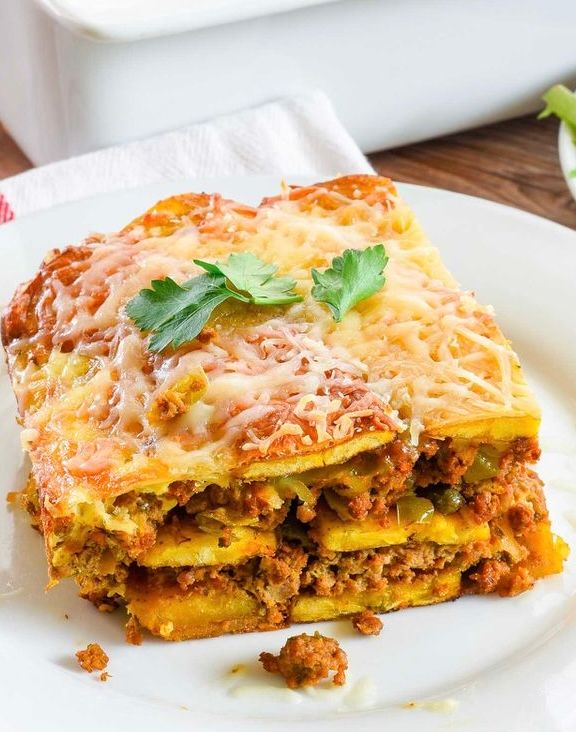 Pastelon de amarillo