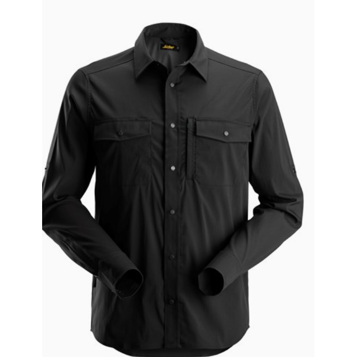 SNICKERS LS WICKING SHIRT BLK *, Size: 8521 0400 005 M