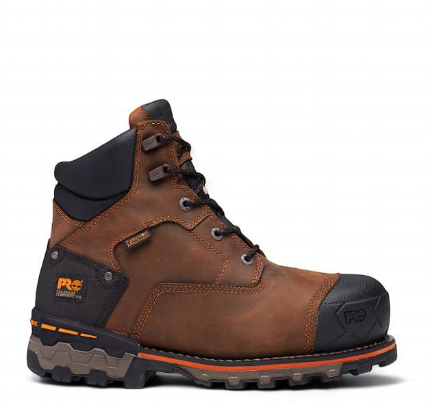 Timberland Boondock 6" Composite Toe Waterproof Work Boot, Colour: Brown, Size: 8.5