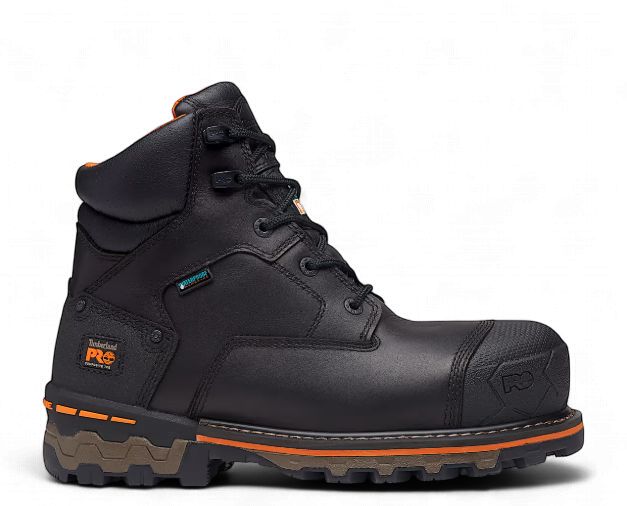 Timberland 6" Boondock Composite Toe Waterproof Work Boot, Colour: Black, Size: 9.5