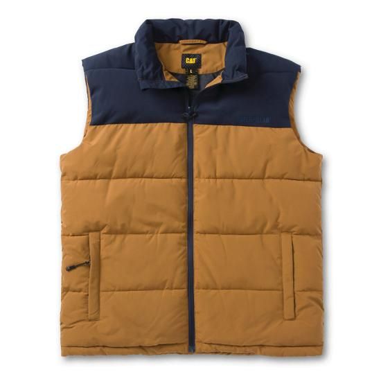 CAT Artic Zone Vest, Colour: Bronze/Navy, Size: M