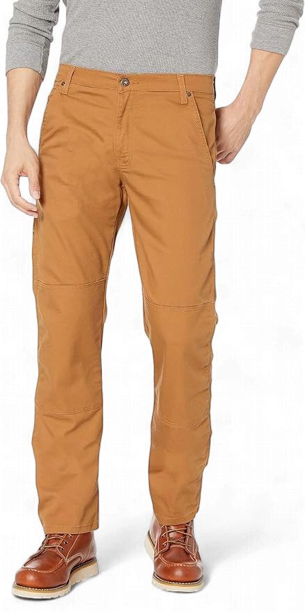 Dickies Tough Max Double Knee Duck Pant - DP903, Colour: Brown, Size: 40X32