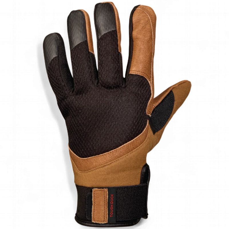 Tough Duck Lined Precision Glove with Leather Trim - WG13