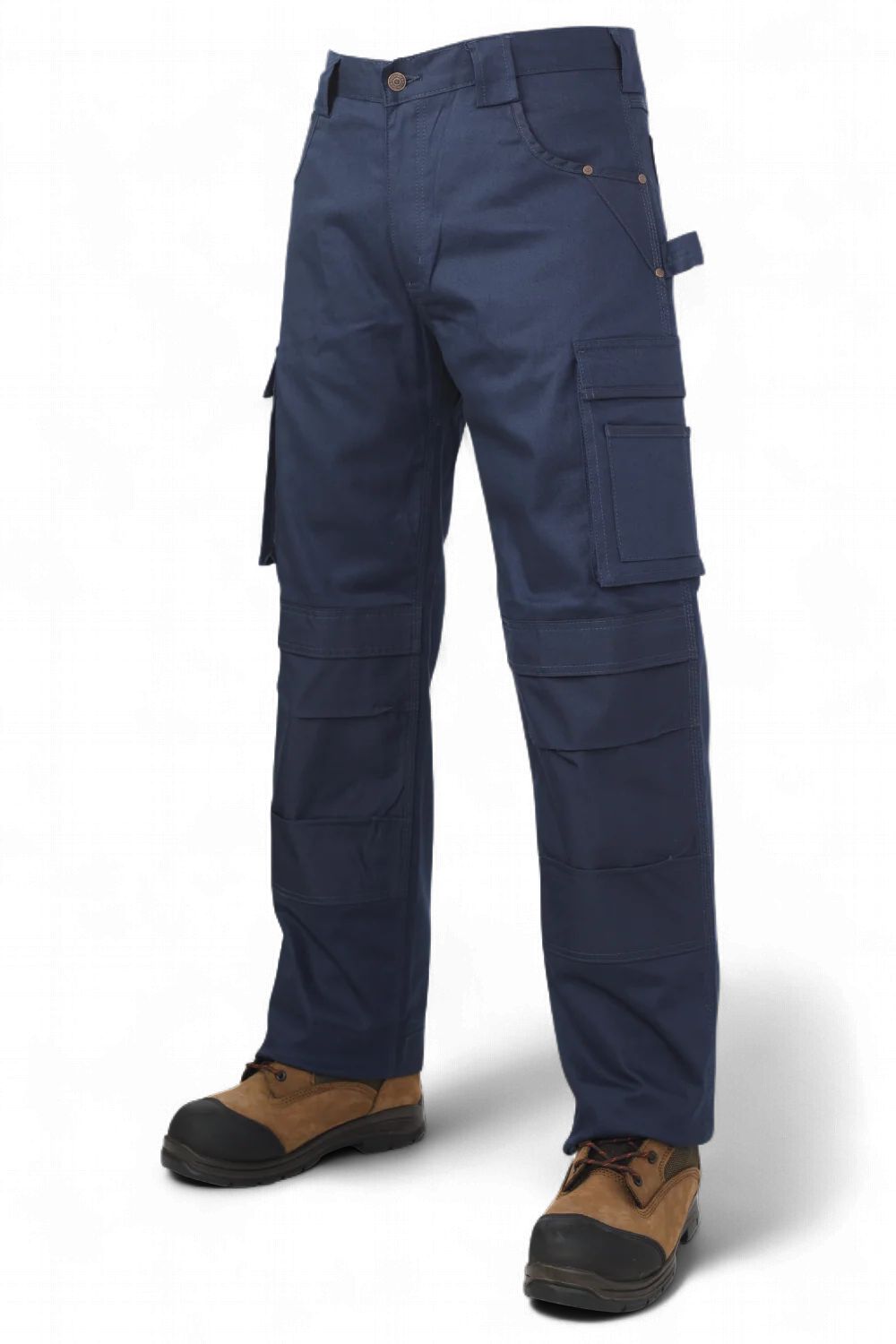 Tough Duck Flex Twill Carpenter Pant, Colour: Navy, Size: 40X32