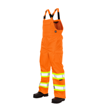 Tough Duck Ripstop Unlined Safety Rain Bib Overall - SB041