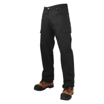 Tough Duck Flex Twill Cargo Pant, Colour: Black, Size: 32x32
