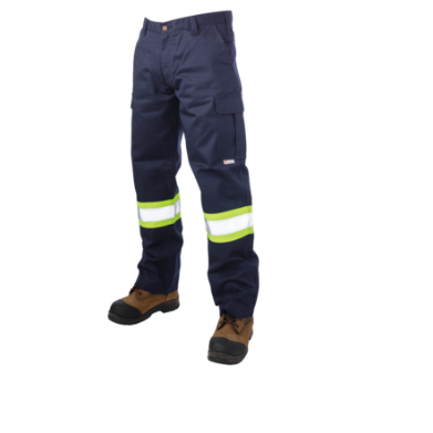 Tough Duck Relaxed Fit Twill Safety Cargo Utility Pant - S607
