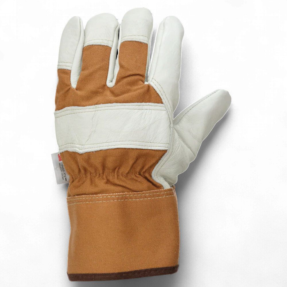 Tough Duck Cow Grain Fitters Glove, Colour: Brown, Size: Medium