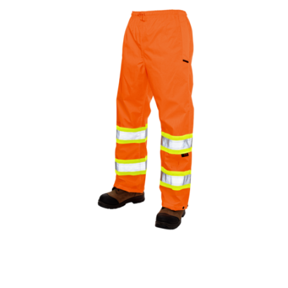 Tough Duck Pull-On Ripstop Safety Rain Pant