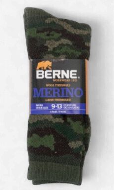 Berne Merino Wool Hiker Socks