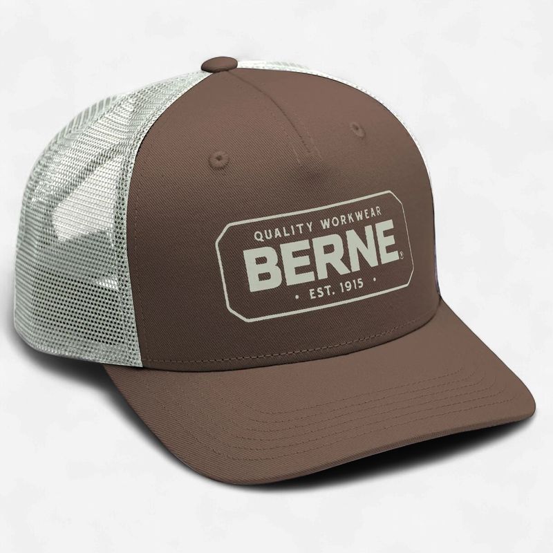 Berne Badge Logo Trucker Cap