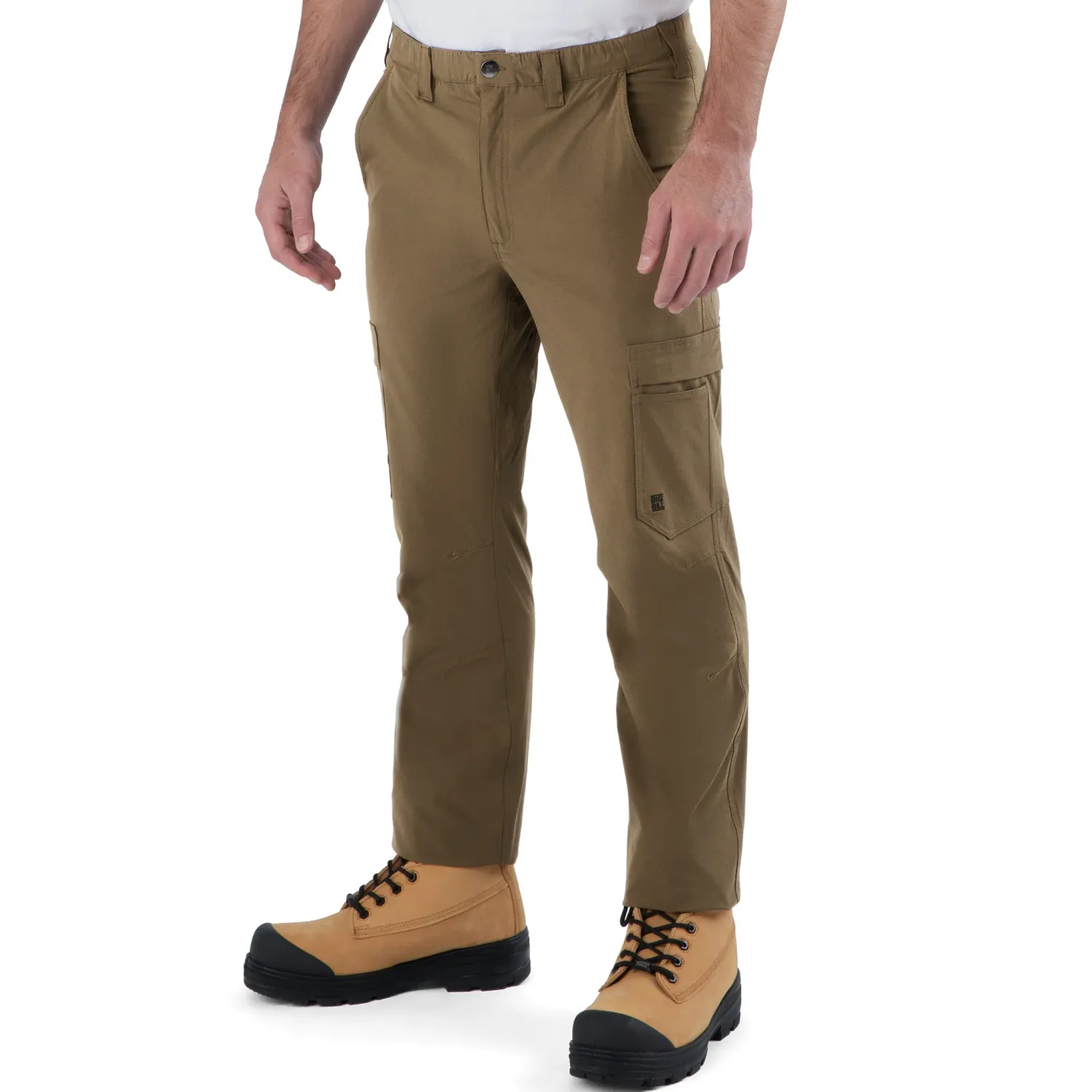 Big Bill Hiking Pant 4 Way Stretch - 3512 Military, Colour: Military Olive Green, Size: 28X32