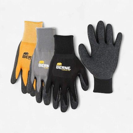 Berne Quick Grip Gloves 3-Pack