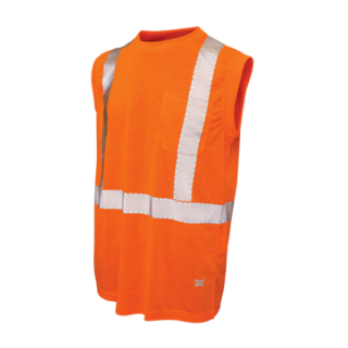 Tough Duck Polyester Jersey Sleeveless Safety T-Shirt - ST15