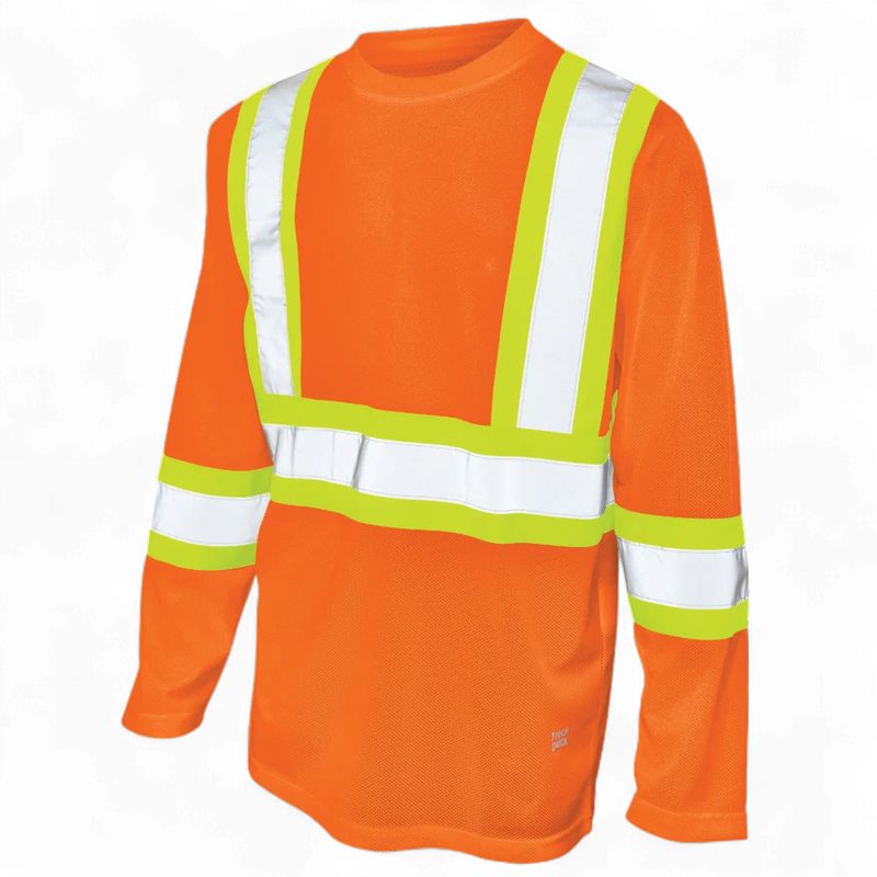 Tough Duck Micro Mesh L/S Safety tshirt ST10