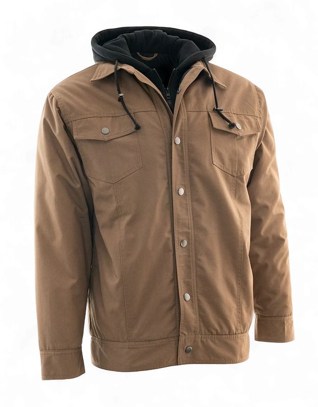 Forcefield Canvas Jacket with Fooler Hoodie