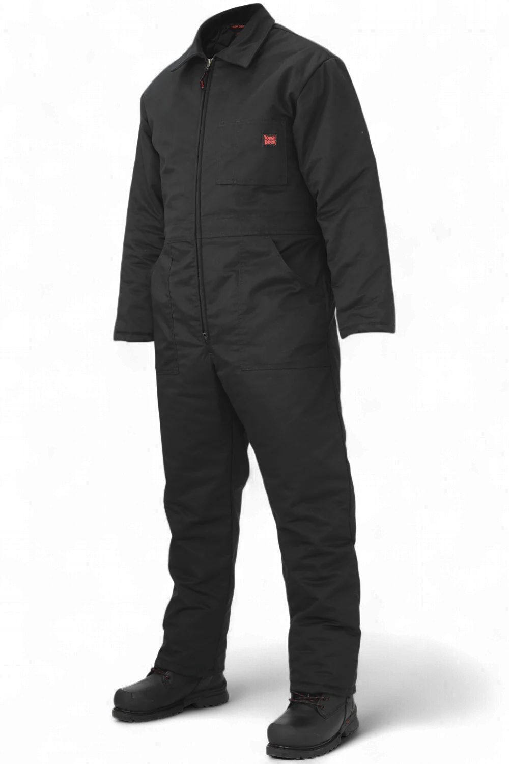 Tough Duck Insulated Coverall - 7121, Colour: Black, Size: Small