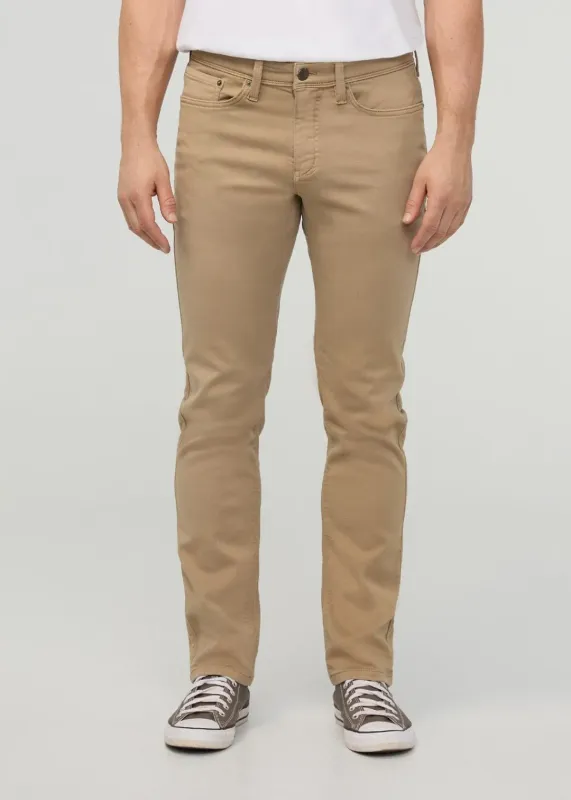 Duer No Sweat Slim Straight Pant - Desert Khaki
